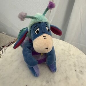 NWOT Disney Eeyore Plush Butterfly Costume‎ Wings Antennae Rare Springtime Plush